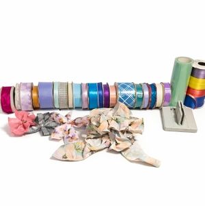 Colorful Ribbon and Bow Set